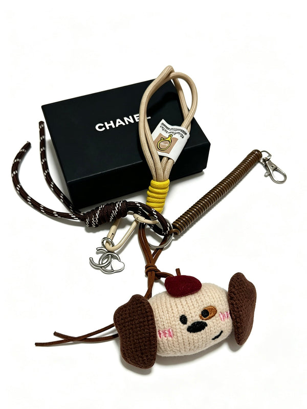 CC Cute Crocheted Puppy Charm