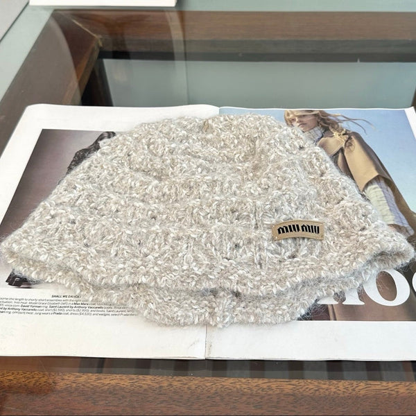 Miu Knitted Beanie Hat 497139