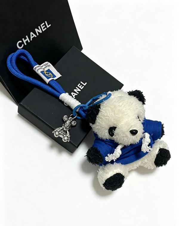 CC White Blue Bear Charm