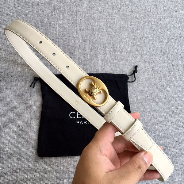 CE 2026 Medium Triomphe Belt 25mm Leather