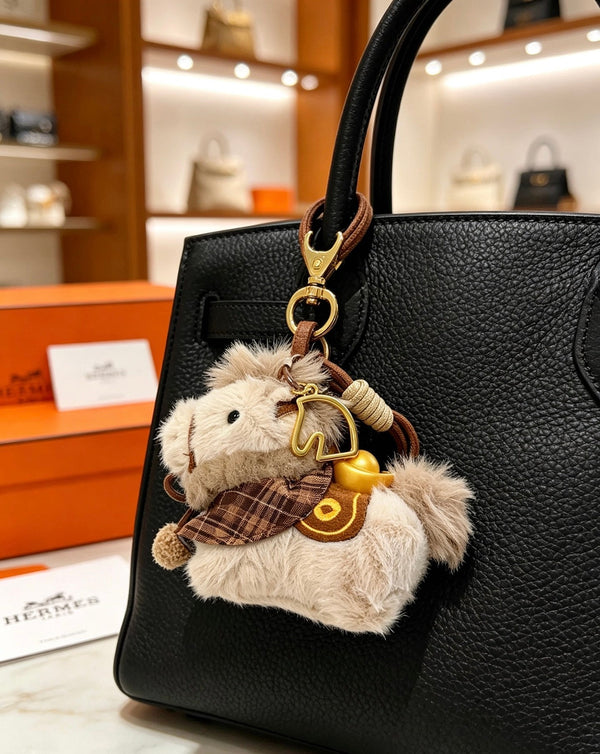 HM Wool Horse Charm
