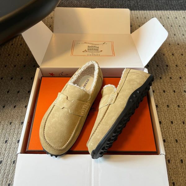 HM 26S Destin Loafers Beige Suede