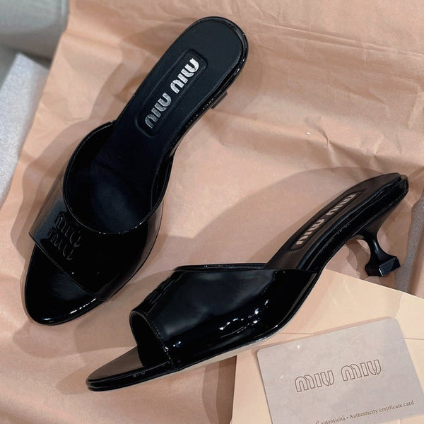 Miu 2026 Sandals 45mm Patent Leather 155493