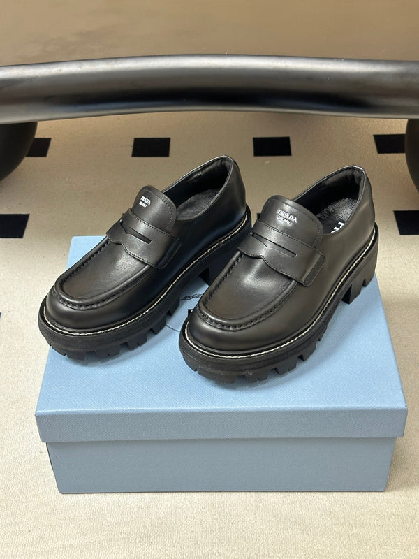 Prad 2026 Platform Loafers Cowhide 151269