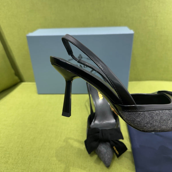 Prad 2026 Bow Detail Slingback 75mm Fabric 148635