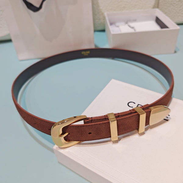 CE 2026 Medium Western Belt 25mm Suede 194535