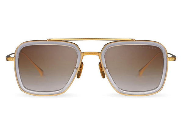 Dita Flight.006 Sunglasses Gold Gradient Brown Metal