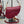 CD Saddle Bag 25cm Dark Red Grained Calfskin