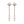 HM CHAINE D'ANCRE DROP PINK GOLD EARRINGS