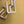 FF BAGUETTE MOTIF SHAPED GOLD EARRINGS