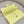 FLAP BAG 23CM PASTEL YELLOW LAMBSKIN GOLD HARDWARE