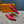 LV MET SLINGBACK BALLERINA RED