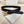 Celin medium triomphe belt black leather