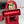 medium lady 24 red calfskin gold hardware