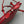le coeur red calfskin shouder bag