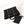 cc deauville shopping small tote 33cm black mixed fabric calfskin