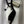 CC SUEDE KIDSKIN SANDAL IMITATION PEARLS BLACK