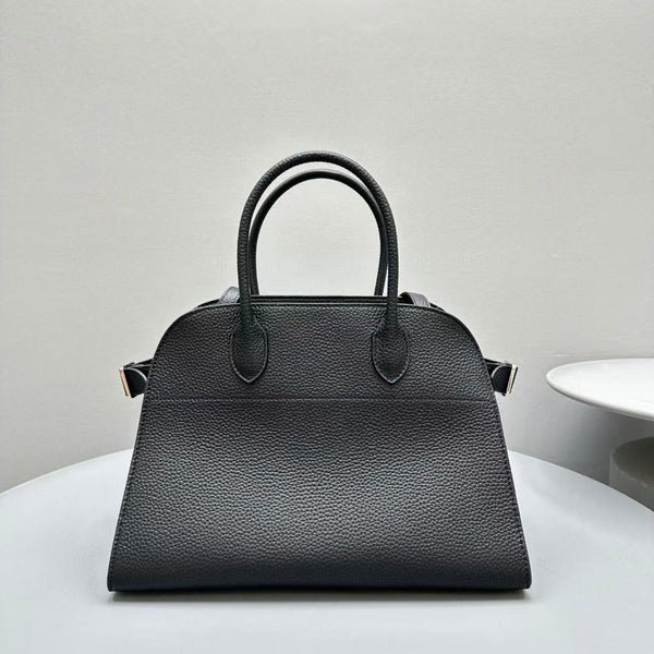 The Row Margaux 17 Black Leather
