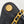 CC 25C Hobo Bag 30cm Black Grained Calfskin