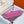 HM Kelly Pochette 20cm Bubblegum Pink Ostrich Leather Silver Hardware