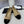 CC 25A Ballet Flat Beige Black Suede