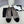 CC 25A Ballet Flat Dark Grey Black Suede