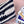 Miumiu Crochet Pouch Blue White Cotton