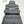 CD Alps Belted Puffer Vest Black White Polyester