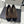 Chanel 25 Ballet Flat Black mix Brown Suede 490045