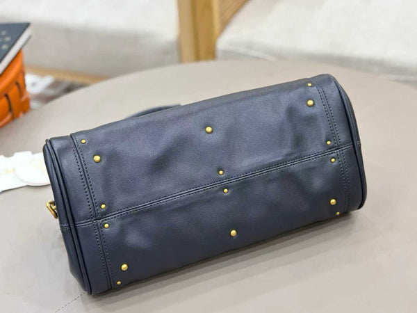 Chloe 2025 Paddington Bag Black Grained Leather.
