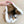 CC 25C Hobo Bag 30cm Brown White Suede Wool Gold Hardware