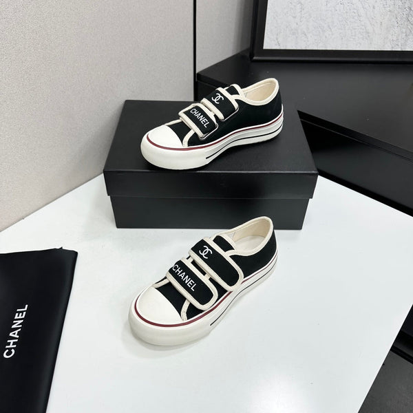CC Sport Sneakers White Red Black Fabric 145659