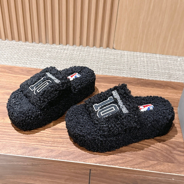 BLC NBA Women's Shearling Slides 151365
