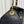 CC Hobo Bag 22cm Black Perforated Soft Cowhide