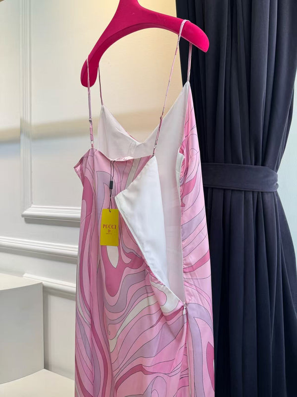 Pucci 26s Sleeveless Maxi Dress