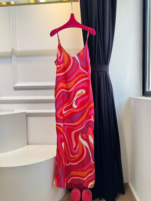Pucci 26s Sleeveless Maxi Dress