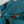 YSL Cassandre Windbreaker Jacket in Teal Nylon Faille
