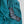 YSL Cassandre Windbreaker Jacket in Teal Nylon Faille