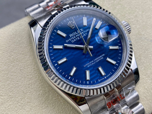 Rolex Datejust 36mm Silver Blue Dial