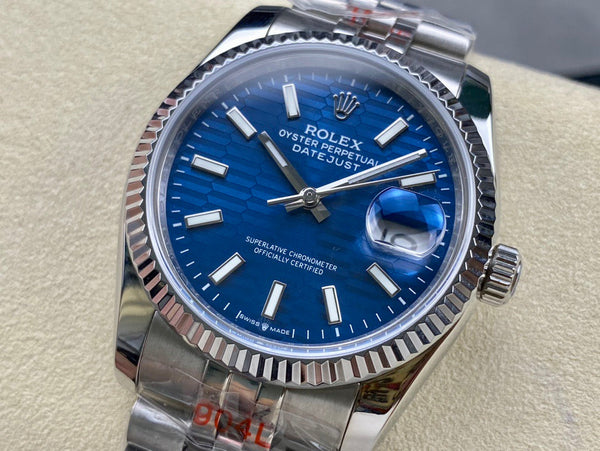 Rolex Datejust 36mm Silver Blue Dial