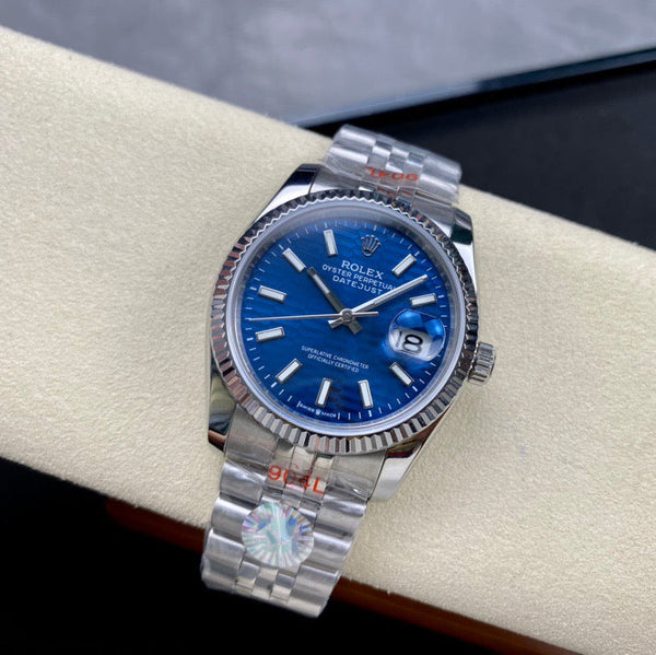 Rolex Datejust 36mm Silver Blue Dial