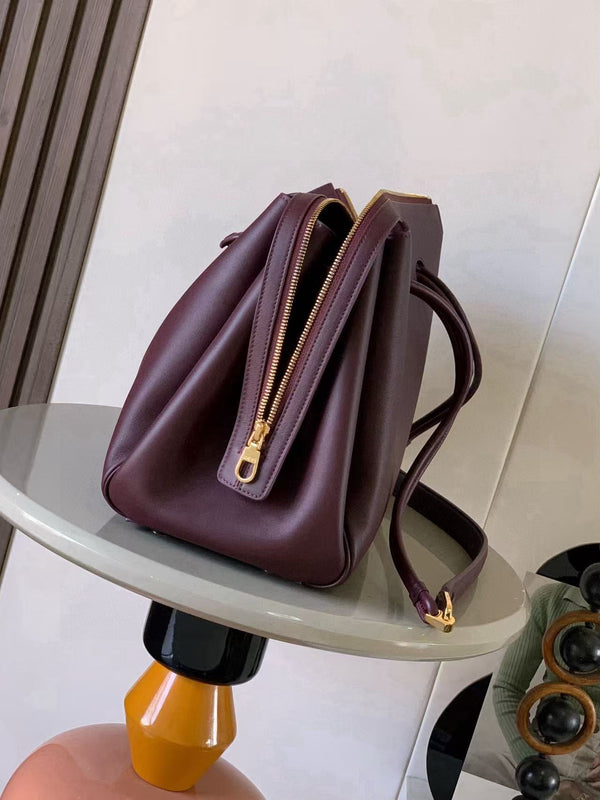Loe Madrid Bag Burgundy Cowhide