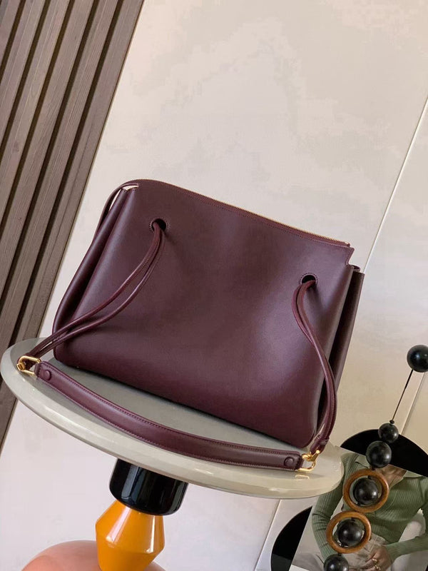 Loe Madrid Bag Burgundy Cowhide