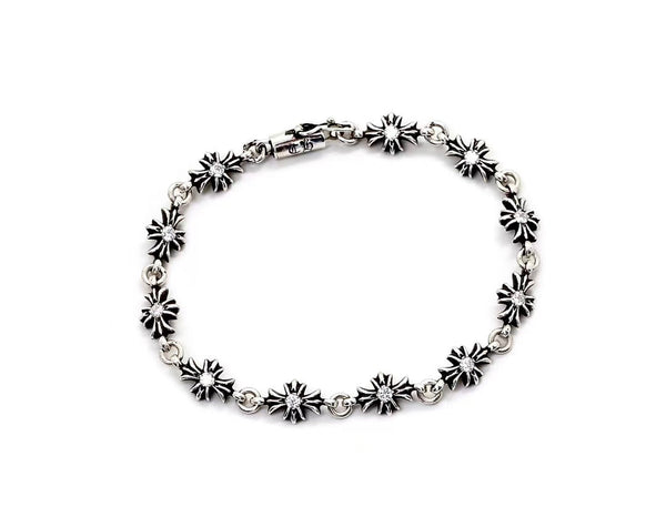 Chrome Hearts Silver Tiny E CH Plus Bracelet