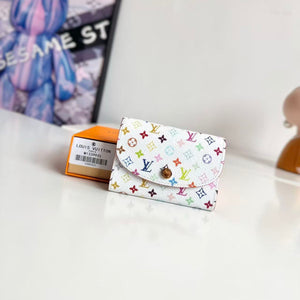 LV x TM Zippy Coin Purse White Multicolor Monogram Canvas
