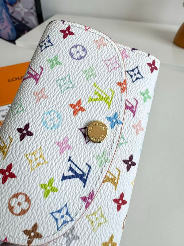 LV x TM Zippy Coin Purse White Multicolor Monogram Canvas
