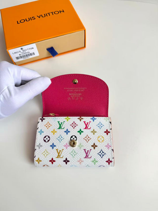 LV x TM Zippy Coin Purse White Multicolor Monogram Canvas