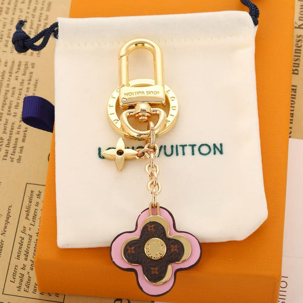 LV Monogram Flower Bag Charm