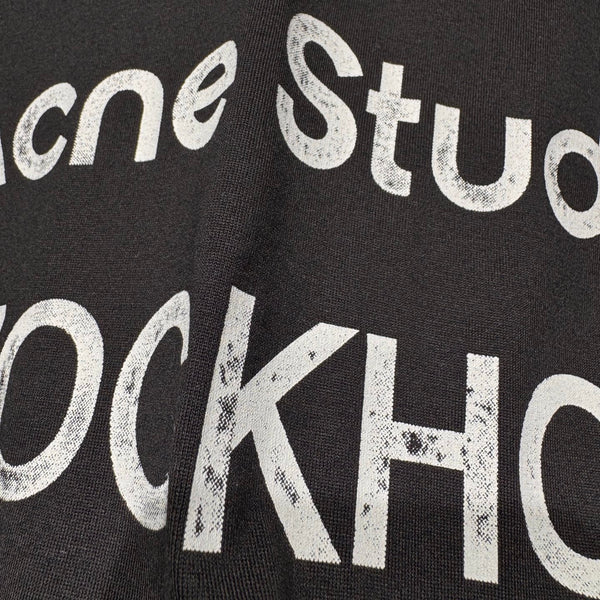Acne Stockholm Long Sleeve T-Shirt Black Cotton