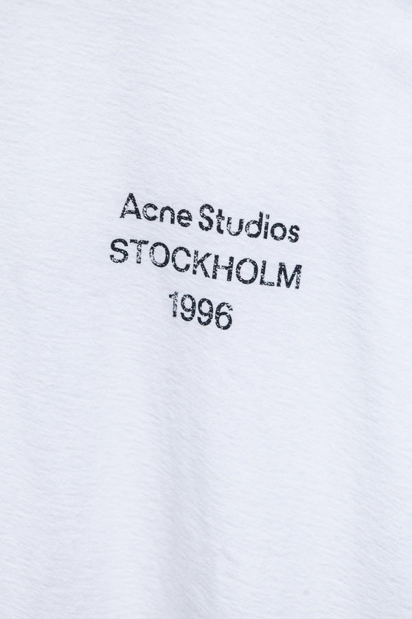 Acne Stockholm 1996 Long-Sleeved T-Shirt White Cotton